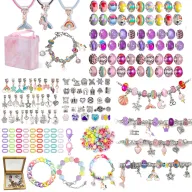 Juego de Manualidades DIY: Kit de 280 Piezas para Pulseras