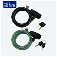 Candado de bicicleta resistente y seguro.