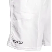 Pantalón Corto Korok FH500 Blanco para Niños de Hockey