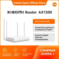 Router Xiaomi AX1500 Wi-Fi 6, 5 GHz y Puertos Gigabit