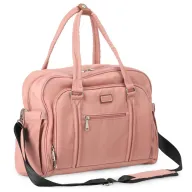 Bolsa de pañales WELAVILA KB219 rosa, impermeable y multifunción