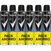 Desodorante Antitranspirante 3xRexona Cobalt Dry Pack 6x200ml