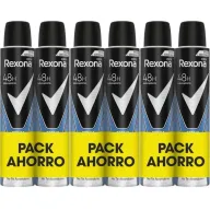 Desodorante Antitranspirante 3xRexona Cobalt Dry Pack 6x200ml