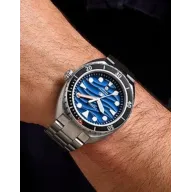 Reloj FOSSIL de acero negro y plateado - Cuarzo