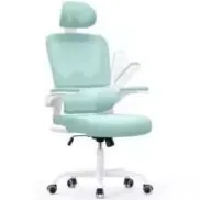 Silla Ergonómica NASPALURO con Reposabrazos Plegables y Giro 360°