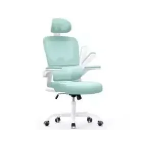 Silla Ergonómica NASPALURO con Reposabrazos Plegables y Giro 360°
