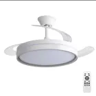 Lámpara de techo con ventilador silencioso y control remoto