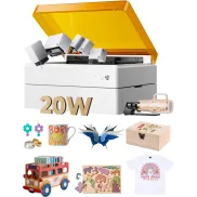 Grabadora Láser 20W xTool M1 Ultra 4 en 1 con Base Rotatoria