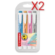 Marcador STABILO swing cool Pastel - Estuche de 4 colores