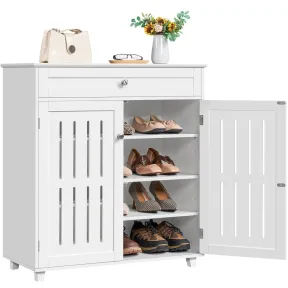Mueble Zapatero de 4 Niveles y Cajón Yaheetech