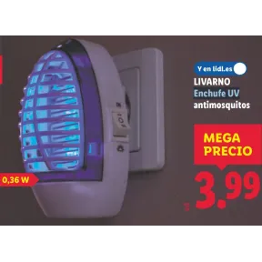 Sensor Crepuscular: Enchufe UV Antimosquitos