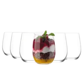 Vasos de cristal 475ml (Set de 6, aptos para lavavajillas)