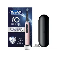 Cepillo eléctrico Oral-B iO 5S rosa, estuche y app incluida