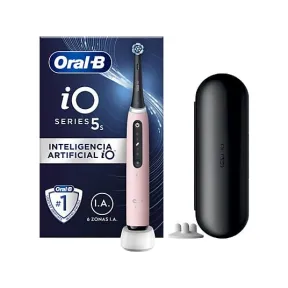 Cepillo eléctrico Oral-B iO 5S rosa, estuche y app incluida