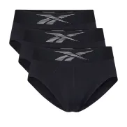 Calzoncillos Reebok Hombre de Algodón Negro x3 - Tallas S a XL