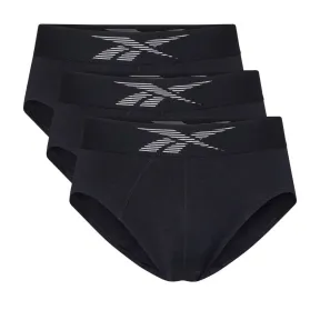 Calzoncillos Reebok Hombre de Algodón Negro x3 - Tallas S a XL