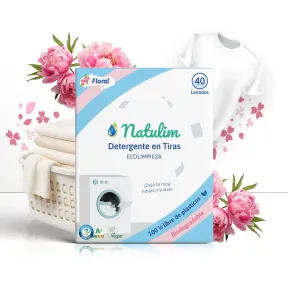 Detergente en Tiras Natulim para Lavadora (40 Lavados)
