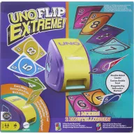 UNO Flip Extreme - Juego de Cartas con Lanzador Automático Mattel