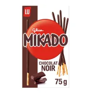 Mikado LU: Palitos de Galleta con Chocolate Negro, 75 g