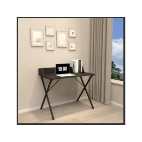Escritorio Negro MITSAI Munich (80 x 50 x 76 cm)