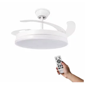 Ventilador de Techo Olga 107 Cm con Luz LED y Motor Silencioso