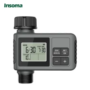 Temporizador inteligente de riego Insoma con pantalla LCD