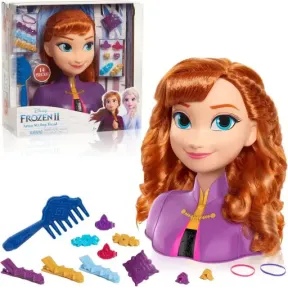 Busto Anna de Frozen 2 para peinados de Disney