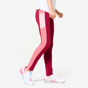Leggings Burdeos talle alto transpirables para niños S500