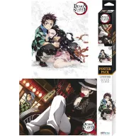 Set de 2 Pósters de Demon Slayer - ABYstyle 52 x 38 cm
