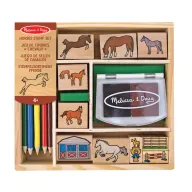 Juego de Sellos de Madera de Caballos - Melissa & Doug