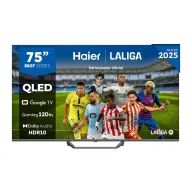 Televisor Haier QLED 75" 4K UHD: 120Hz, Dolby y Google TV