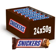 Chocolatinas Snickers con Cacahuete y Caramelo - 72 unidades