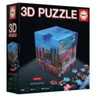 Puzzle 3D Skyline de Nueva York - Educa, 216 Piezas en Cubo