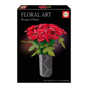 Arte Floral Educa: Puzzle 3D Ramo de Rosas