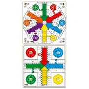 Tablero de Parchís de Madera Cayro - 4 a 6 Jugadores
