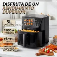NARVI Freidora de aire 1500W 5L Ideal para cocinar sano