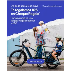 Regala 10€ al comprar una tarjeta de 60€
