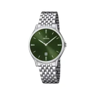 Reloj Analógico Hombre Festina Acero Inoxidable Plateado