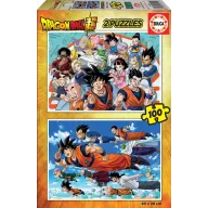 Set de 2 Puzzles Dragon Ball - 100 Piezas Educa