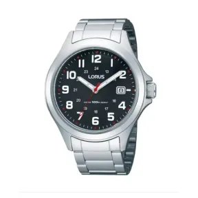 Reloj Sport Hombre Lorus By Seiko Acero 10 Atm, Plateado.
