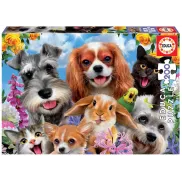 Puzzle de 200 piezas: Educa - Pet Selfie