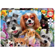 Puzzle de 200 piezas: Educa - Pet Selfie