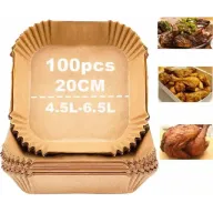 Papel para Freidora de Aire 100 Piezas 20cm