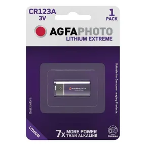 Batería CR123A 3V de Litio - Agfaphoto
