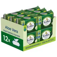 Papel Higiénico Húmedo Scottex con Aloe Vera y Prebióticos 792x