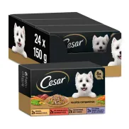 Cesar Recetas Campesinas: Pack de 48 Tarrinas para Perros