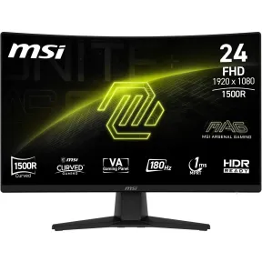 Monitor curvo MSI MAG 242C de 23,6", Full HD, 180Hz