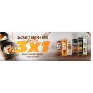 HSN: 3x1 en siropes y salsas