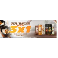 HSN: 3x1 en siropes y salsas