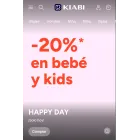 Descuento del 20% en bebés y niños en Kiabi